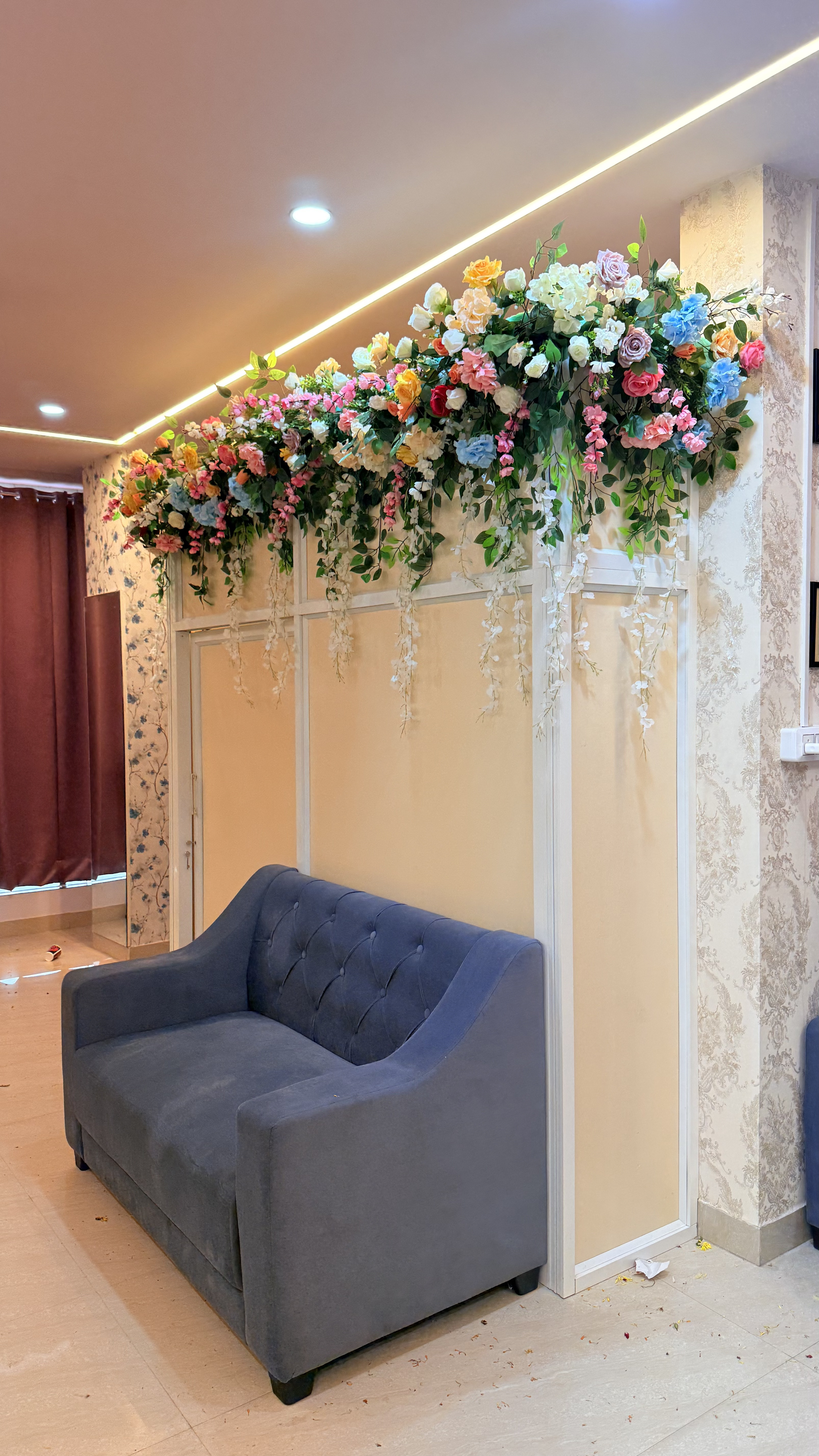 Premium salon seating area