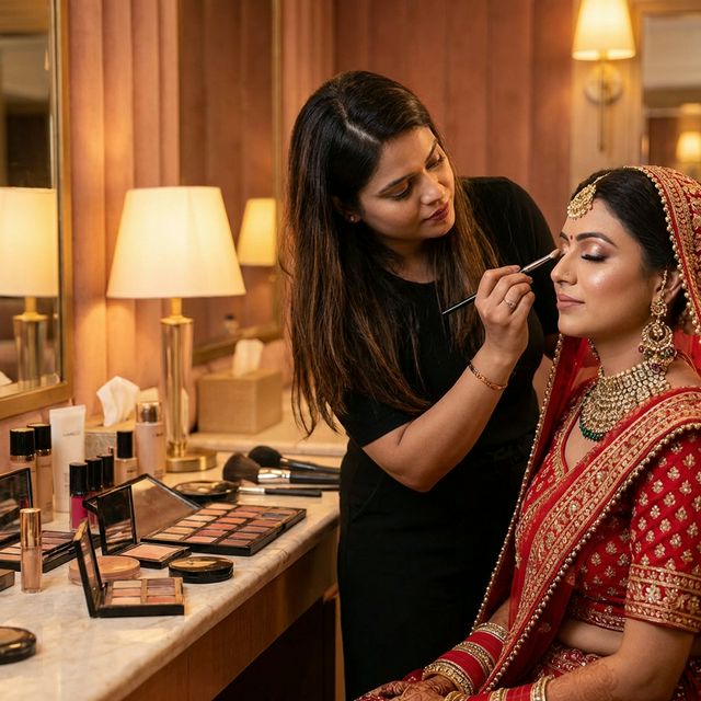 Bridal makeup services in Jaipur by professional makeup artist