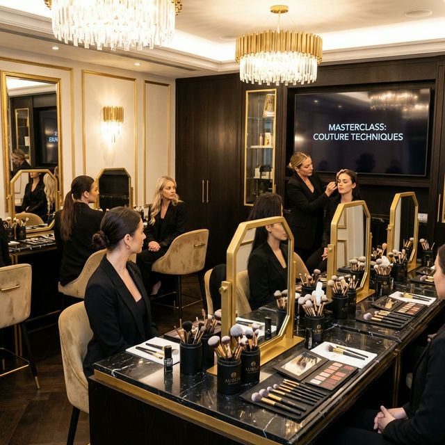 Makeup training academy with professional makeup course